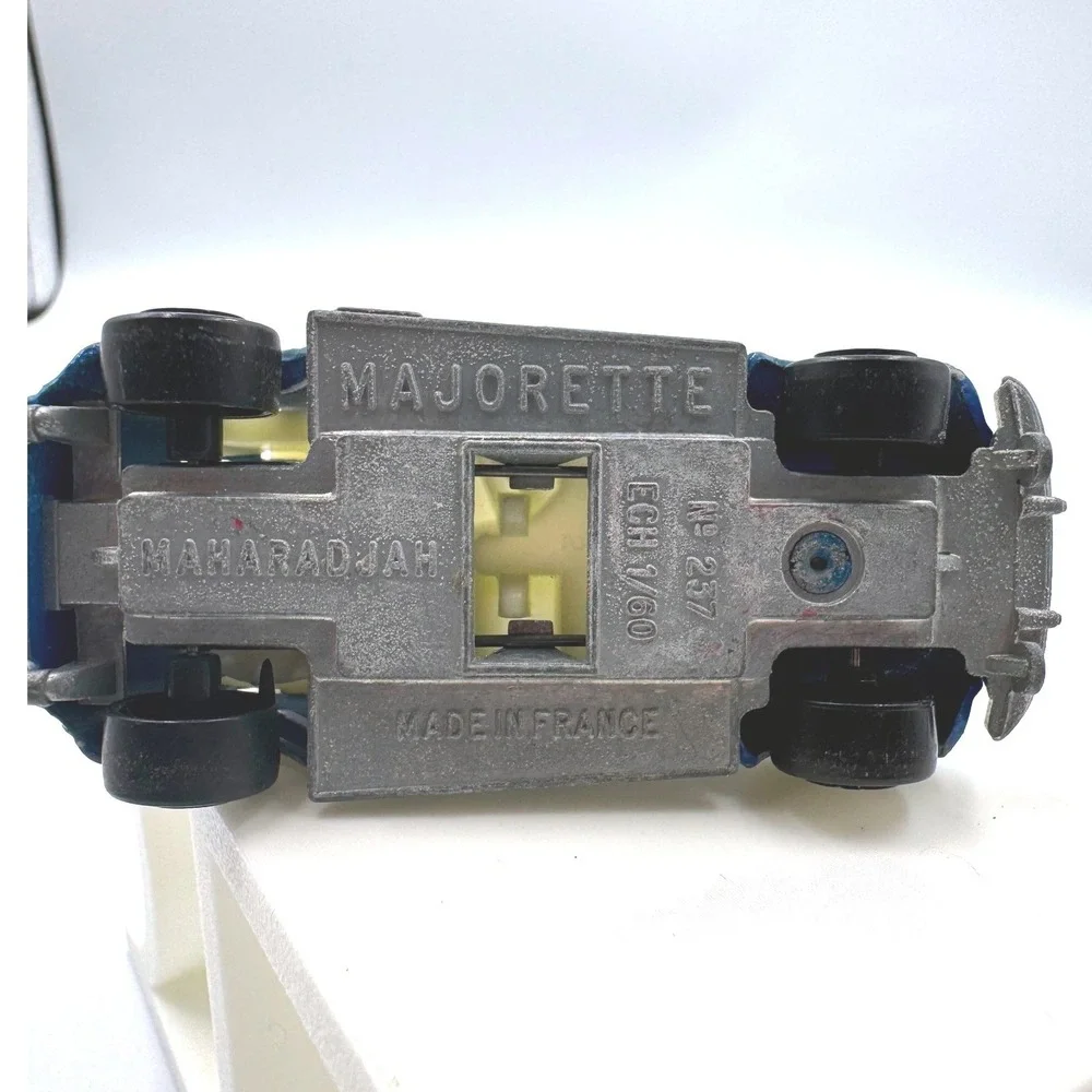 Majorette Maharadjah No 237 Blue Diecast Car 1/60 Made in France Vintage Toy